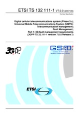 Standard ETSI TS 132111-1-V7.0.0 28.6.2007 preview