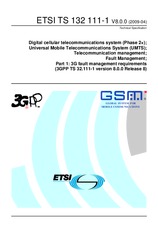Standard ETSI TS 132111-1-V8.0.0 9.4.2009 preview