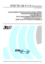Standard ETSI TS 132111-2-V4.3.0 31.3.2002 preview