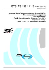 Standard ETSI TS 132111-2-V5.4.0 30.6.2003 preview