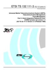 Standard ETSI TS 132111-3-V3.1.0 22.7.2000 preview
