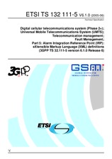 Standard ETSI TS 132111-5-V6.1.0 30.6.2005 preview