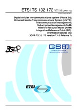 Standard ETSI TS 132172-V7.1.0 26.10.2007 preview