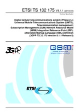 Standard ETSI TS 132175-V8.1.1 16.4.2010 preview