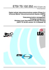 Standard ETSI TS 132252-V10.1.0 4.4.2011 preview