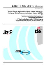 Standard ETSI TS 132260-V10.3.0 15.4.2011 preview