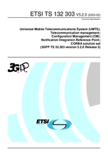 Standard ETSI TS 132303-V5.2.0 31.3.2003 preview