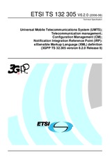Standard ETSI TS 132305-V6.2.0 30.6.2006 preview