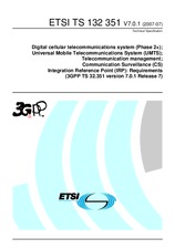 Standard ETSI TS 132351-V7.0.1 25.7.2007 preview