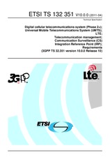 Standard ETSI TS 132351-V10.0.0 19.4.2011 preview