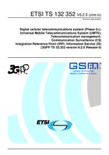 Standard ETSI TS 132352-V6.2.0 31.3.2006 preview