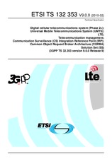 Standard ETSI TS 132353-V9.0.0 8.2.2010 preview