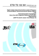 Standard ETSI TS 132361-V10.0.0 19.4.2011 preview