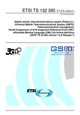 Standard ETSI TS 132385-V7.2.0 4.7.2008 preview