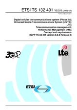 Standard ETSI TS 132401-V8.0.0 28.1.2009 preview