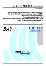Standard ETSI TS 132403-V5.0.0 27.6.2002 preview