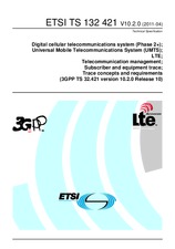 Standard ETSI TS 132421-V10.2.0 7.4.2011 preview