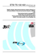 Standard ETSI TS 132422-V10.4.0 28.6.2011 preview