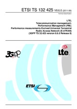 Standard ETSI TS 132425-V8.6.0 28.6.2011 preview