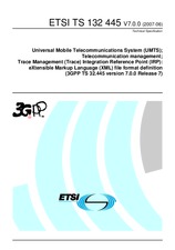 Standard ETSI TS 132445-V7.0.0 30.6.2007 preview