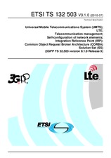 Standard ETSI TS 132503-V9.1.0 6.7.2010 preview