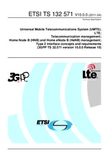 Standard ETSI TS 132571-V10.0.0 27.4.2011 preview