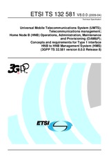 Standard ETSI TS 132581-V8.0.0 14.4.2009 preview