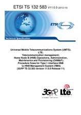 Standard ETSI TS 132583-V11.0.0 31.10.2012 preview