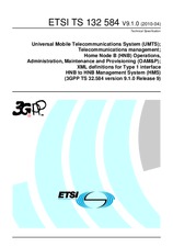 Standard ETSI TS 132584-V9.1.0 16.4.2010 preview