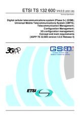 Standard ETSI TS 132600-V4.0.0 30.7.2001 preview