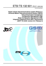 WITHDRAWN ETSI TS 132601-V5.0.0 30.9.2002 preview