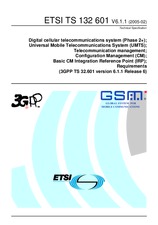 WITHDRAWN ETSI TS 132601-V6.1.0 31.12.2004 preview