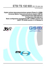Standard ETSI TS 132603-V4.1.0 30.9.2001 preview