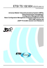 Standard ETSI TS 132604-V5.0.0 31.12.2002 preview