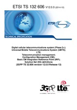 Standard ETSI TS 132606-V12.0.0 8.10.2014 preview