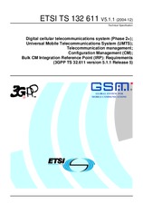 WITHDRAWN ETSI TS 132611-V5.1.0 30.9.2002 preview