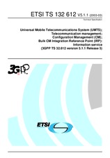 WITHDRAWN ETSI TS 132612-V5.1.0 31.12.2002 preview