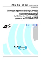 Standard ETSI TS 132612-V5.5.0 30.9.2005 preview