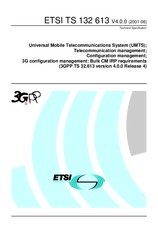 Standard ETSI TS 132613-V4.0.0 6.8.2001 preview
