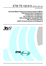 Standard ETSI TS 132615-V4.0.0 30.7.2001 preview