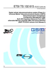 Standard ETSI TS 132615-V5.6.0 30.6.2005 preview