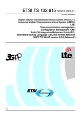 Standard ETSI TS 132615-V8.2.0 29.1.2010 preview
