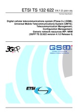 Standard ETSI TS 132622-V4.1.0 30.9.2001 preview