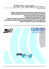 Standard ETSI TS 132625-V5.4.0 31.12.2004 preview