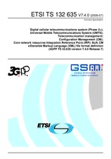 Standard ETSI TS 132635-V7.4.0 4.7.2008 preview