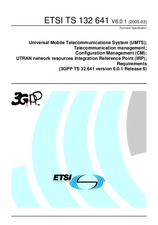 WITHDRAWN ETSI TS 132641-V6.0.0 28.1.2005 preview