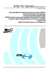 Standard ETSI TS 132643-V4.3.0 31.12.2003 preview