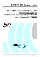 WITHDRAWN ETSI TS 132644-V4.1.0 30.9.2001 preview