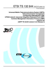 Standard ETSI TS 132644-V4.3.0 31.12.2003 preview