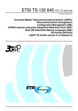 Standard ETSI TS 132645-V5.1.0 30.6.2003 preview